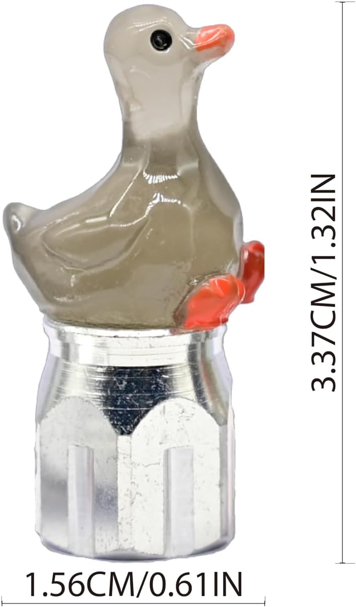 Grey Goose valve stem cap size chart showing 1.56 cm width and 3.37 cm height
